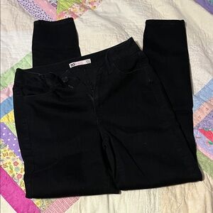 SO Women's Dark Black Skinny Jeans